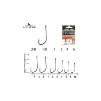 Крючки NEW EastShark Vasakura BAITHOLDER № 4 NI