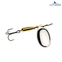 3026 Блесна вращающаяся ES Drop Classic №2 45mm 5g #001