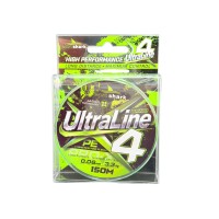 Шнур EastShark Ultra Line X4 150м 0,08мм зеленый
