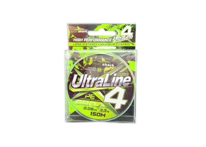 Шнур EastShark Ultra Line X4 150м 0,04мм зеленый