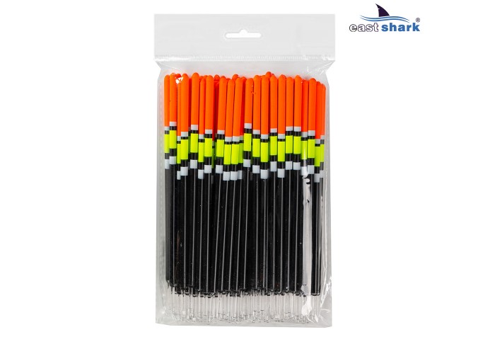 Поплавок-трубка черный длинный (уп.100шт.) 18 см