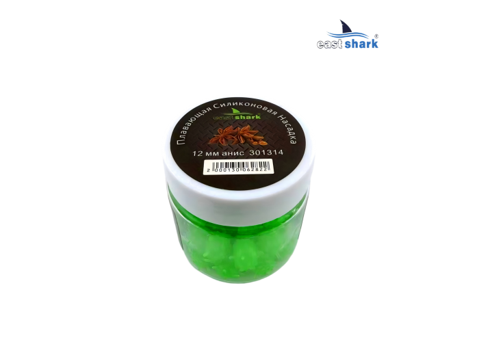 Плавающая силиконовая насадка 10 мм анис (уп./10 шт)