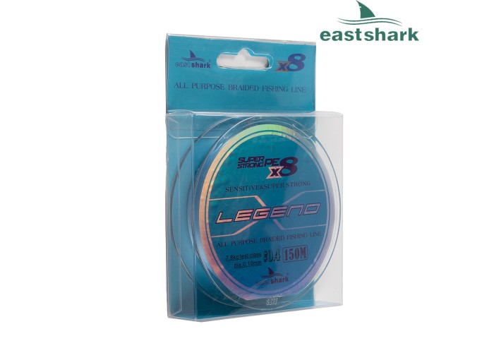 Шнур EastShark Legend X8 150м 0,30мм #4,0 голубой