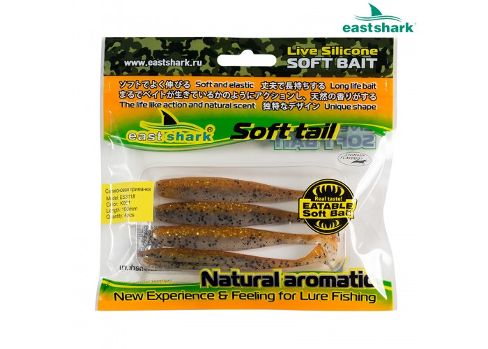 Силиконовая приманка ES3118 100 мм (4 шт/уп) color: K061