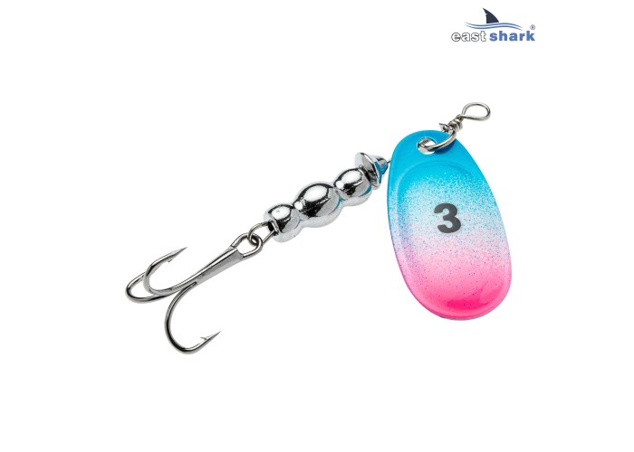 Блесна вращающаяся (уп./5шт.) EastShark Screw размер-3 (6 грамм) col.#783