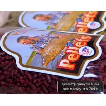  Пеллетс 5 мм 0.7 кг Кукуруза (уп.10 шт коробка)