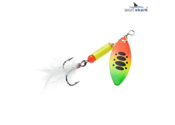 Блесна вращающаяся (уп./5шт.) EastShark Zander размер-3 (9.5 грамм) col.#540