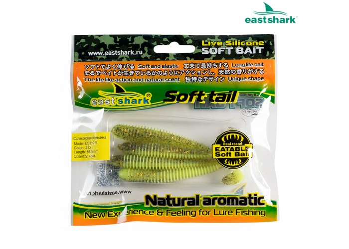 Силиконовая приманка ES31011 87,5 мм (4 шт/уп) color: 213