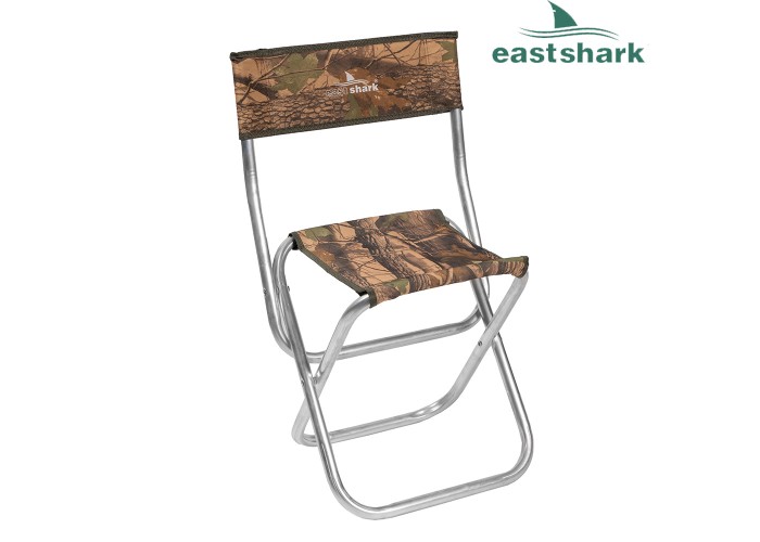 Стул со спинкой алюминиевый