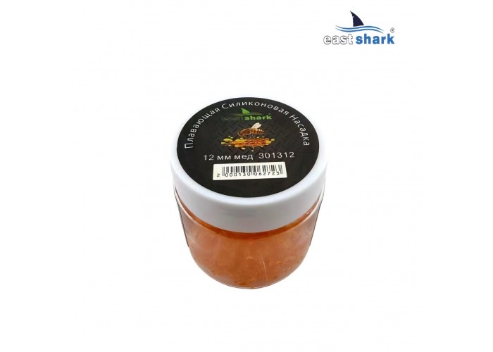 Плавающая силиконовая насадка 12 мм мед  (уп./10 шт)