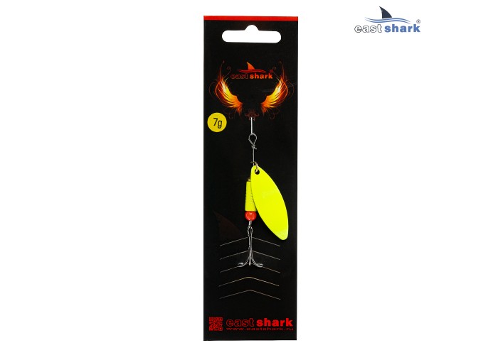 Блесна вращающаяся (уп./5шт.) EastShark Longer размер-3 (9,5 грамм) col.#669