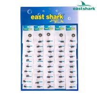 Стопор длинный черный очень маленький  S (уп.50шт.)