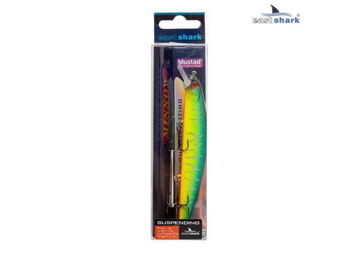 Воблер EastShark Minnow 11см. 16г. 0.5-1m Suspending col.#008
