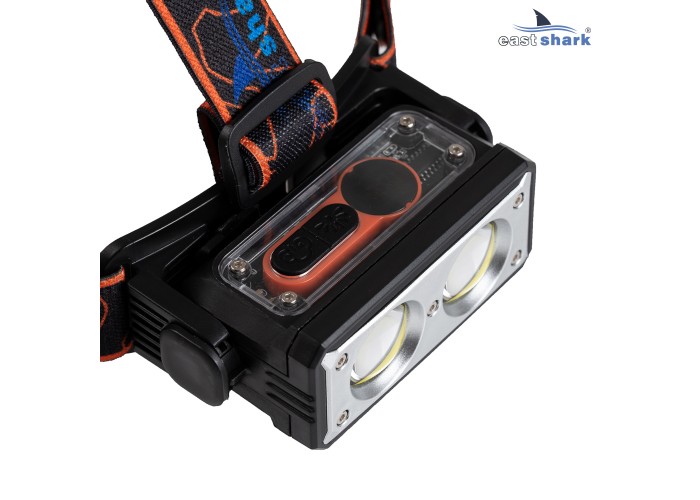 Фонарь налобный EastShark FA-T 145 Белый/Синий/Красный свет