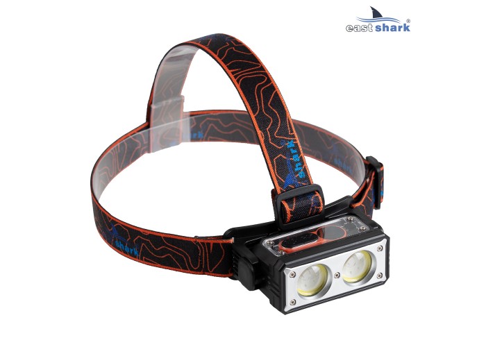 Фонарь налобный EastShark FA-T 145 Белый/Синий/Красный свет
