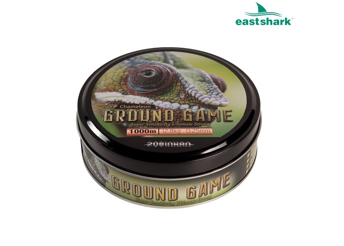 Леска Ground Game 1000 м 0,35 CHAMELEON черно-зеленая