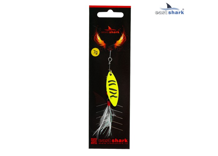Блесна вращающаяся (уп./5шт.) EastShark Longer размер-2 (7 грамм) col.#670