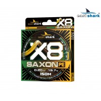 Шнур EastShark Saxon PE X8 150м 0,12 мм #0,6 3color