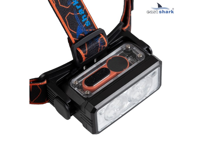 Фонарь налобный EastShark FA-T 141 Белый/Синий/Красный свет