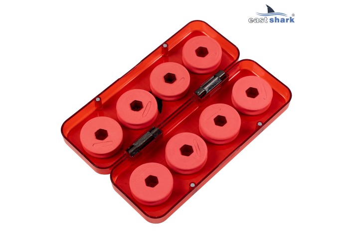 Поводочница EastShark DS-100-8 красная