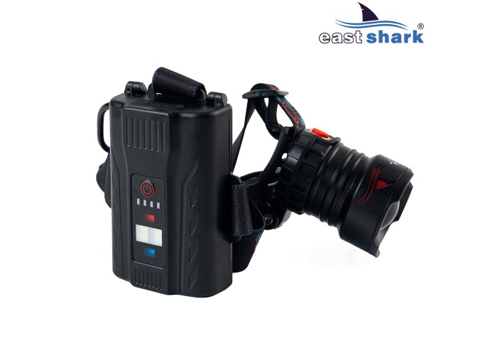 Фонарь налобный EastShark FA-340 синий свет