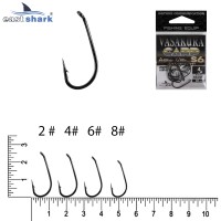 Крючки NEW EastShark Vasakura S6 № 6 BL