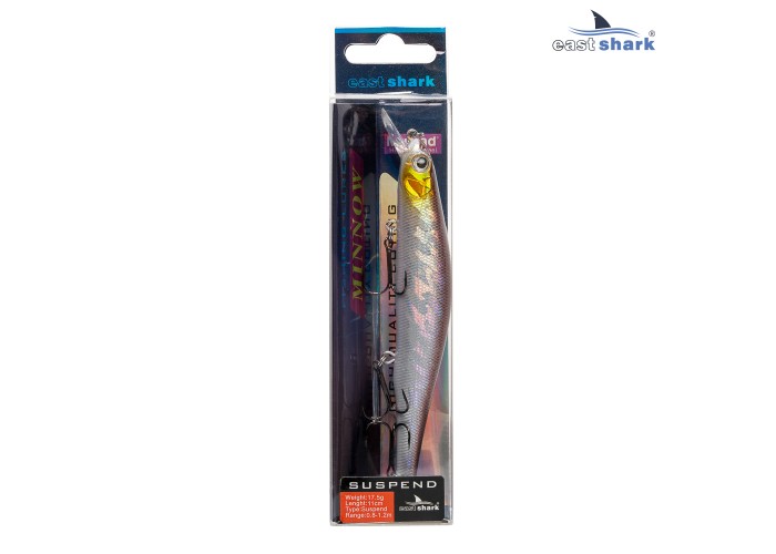Воблер EastShark Familiar 11см. 17.5г. 0.8-1.2m Suspend col.#001