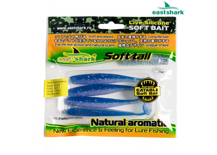 Силиконовая приманка ES3118 100 мм (4 шт/уп) color: K031