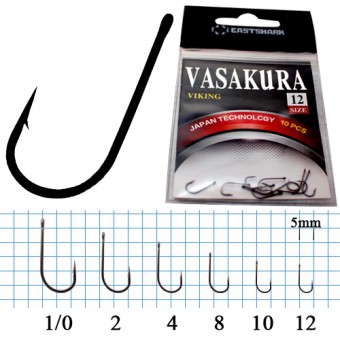 Крючки New Vasakura Viking № 12