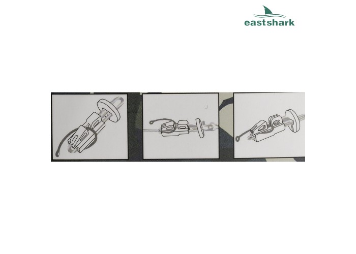 Клипса для дальнего заброса (Splash down solo bait clips) цвет оранжевый