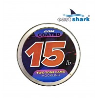 Поводковый материал карповый в оплетке 20 м 15 LBS светлый