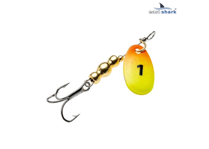 Блесна вращающаяся (уп./5шт.) EastShark Screw размер-1 (3.5 грамм) col.#735