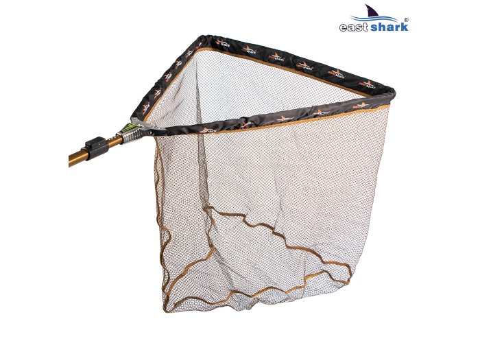 Подсак треугольный нить 70*70 ручка 2.4 м