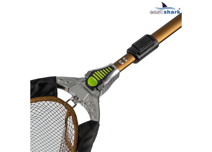 Подсак треугольный нить 70*70 ручка 2.4 м