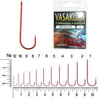 Крючки ABERDEEN Red Vasakura № 4 (уп/10 шт)