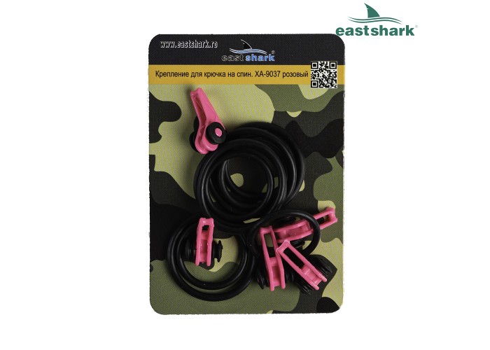Крепление для крючка на спиннинг  XA-9037 розовый