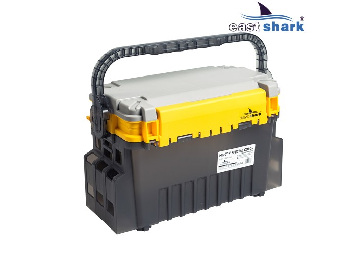 Ящик рыболовный EastShark MB-707 желтый большой