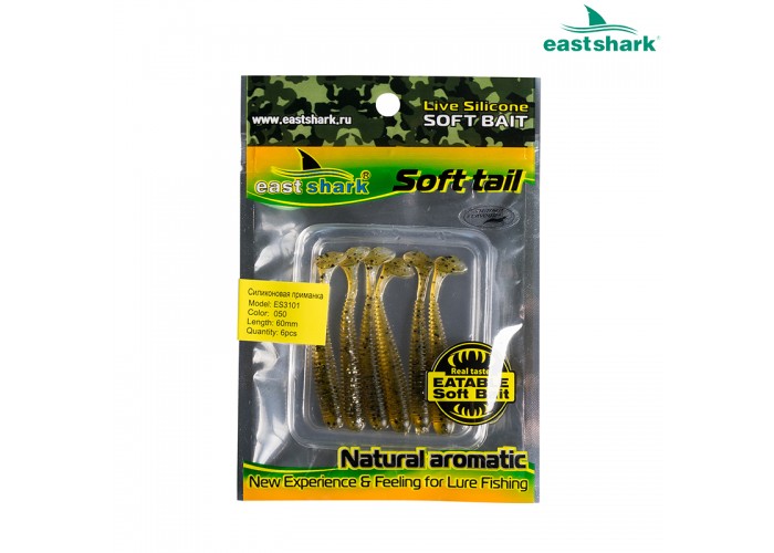 Силиконовая приманка ES3101 60 мм (6 шт/уп) color: 050