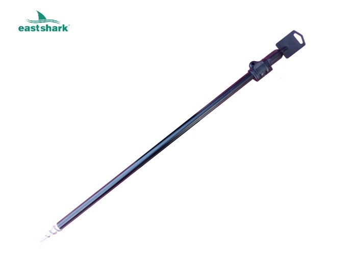 Подставка под сигнализатор с буром и зажимом 1,5 м "толстая"