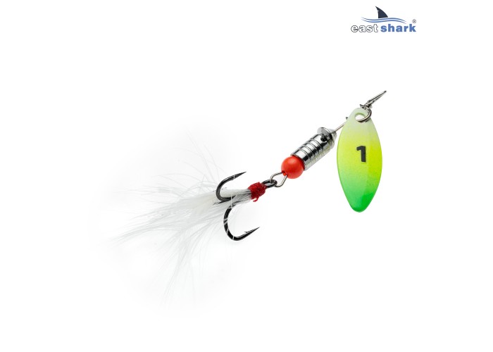Блесна вращающаяся (уп./5шт.) EastShark Zander размер-1 (5 грамм) col.#550