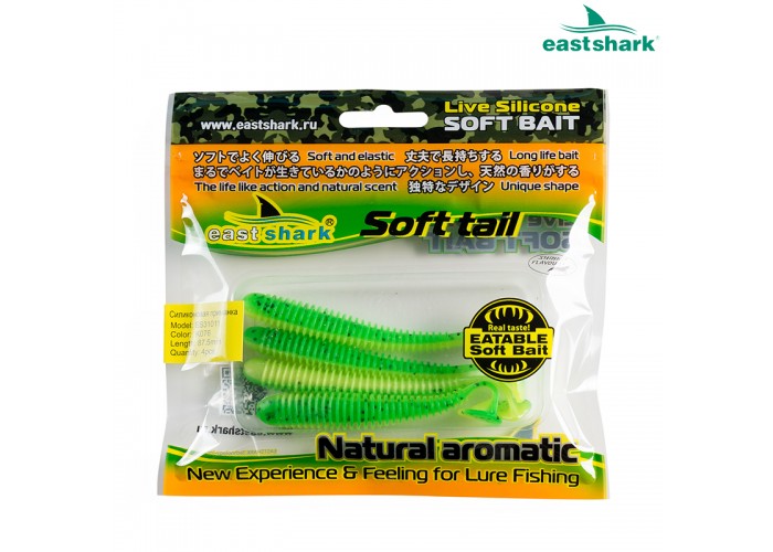 Силиконовая приманка ES31011 87,5 мм (4 шт/уп) color: K076