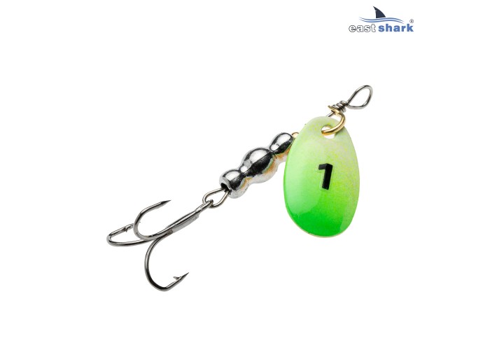 Блесна вращающаяся (уп./5шт.) EastShark Screw размер-1 (3.5 грамм) col.#739