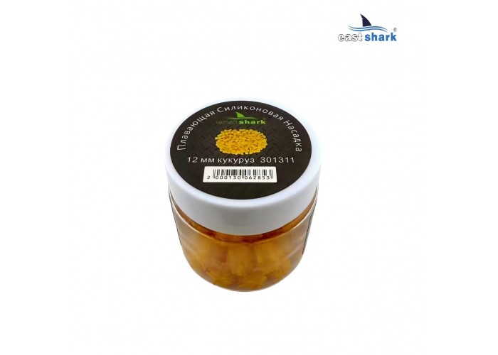 Плавающая силиконовая насадка 12 мм кукуруза (уп./10 шт)