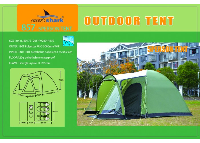 Палатка ES 857 - 5 person tent