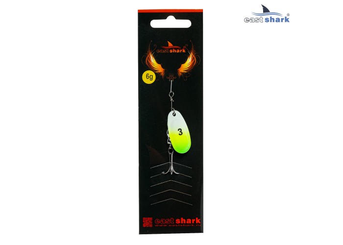 Блесна вращающаяся (уп./5шт.) EastShark Screw размер-3 (6 грамм) col.#739