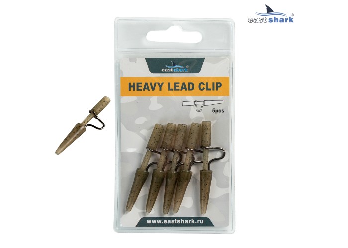 Безопасная клипса для груза ES-333 HEAVY LEAD CLIP (5шт.)