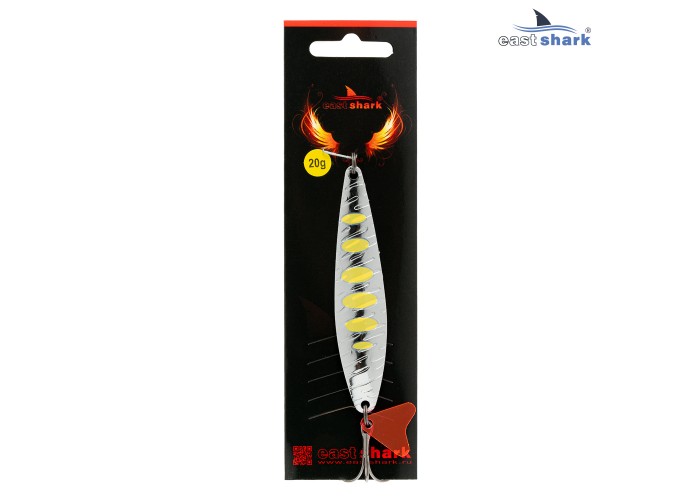 Блесна колеблющаяся (уп./5шт.) EastShark Narrow 20 грамм col.#201