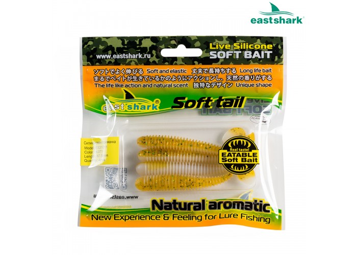 Силиконовая приманка ES31011 87,5 мм (4 шт/уп) color: K071