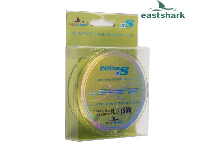 Шнур EastShark Legend X8 150м 0,08мм #0,2 желтый