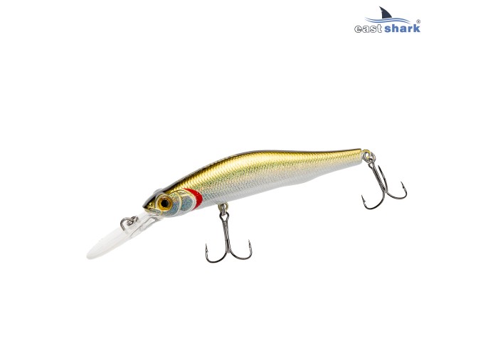 Воблер EastShark Croofed 8см. 9г. 1-2m Suspend col.#008